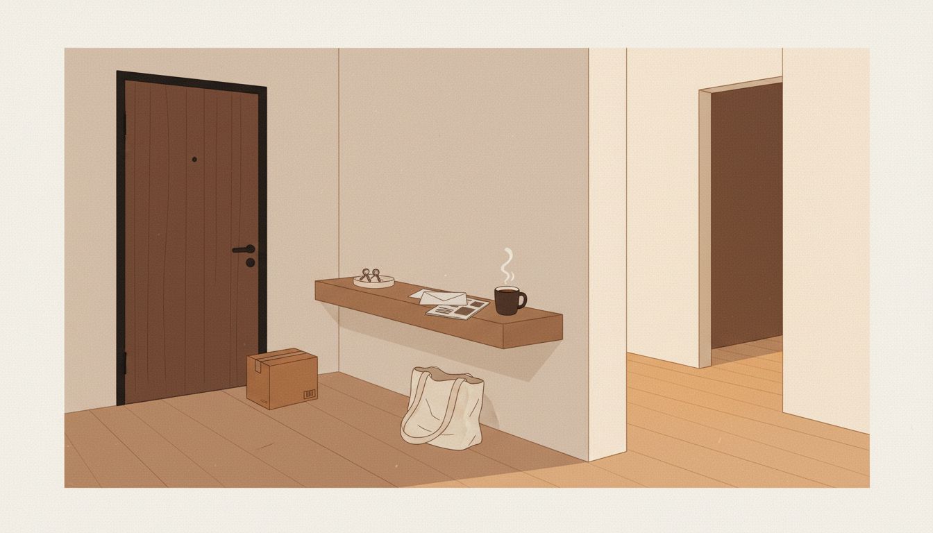 Tidy living room after quick reset