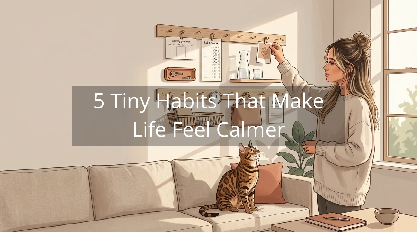 5 Tiny Habits That Make Life Feel Calmer