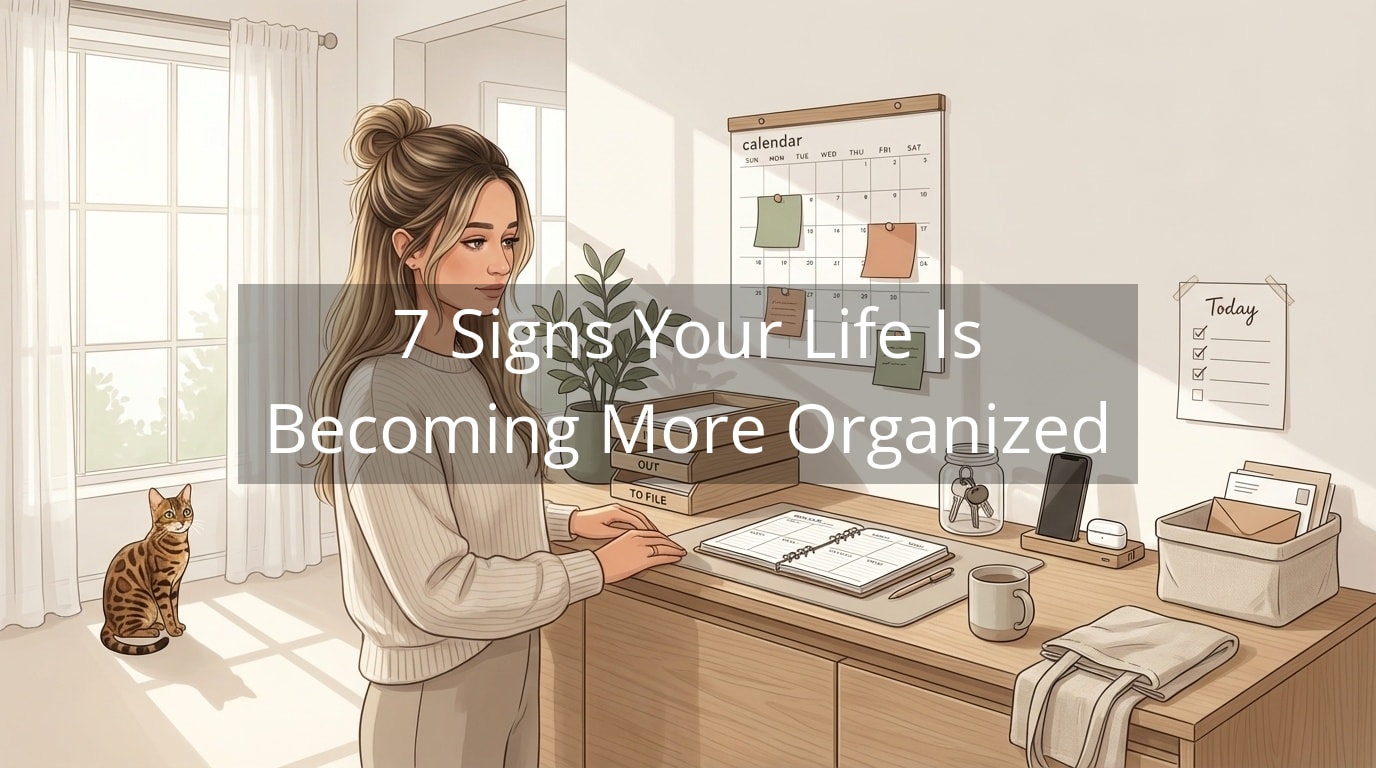 7 Signs Your Life Is Becoming More Organized