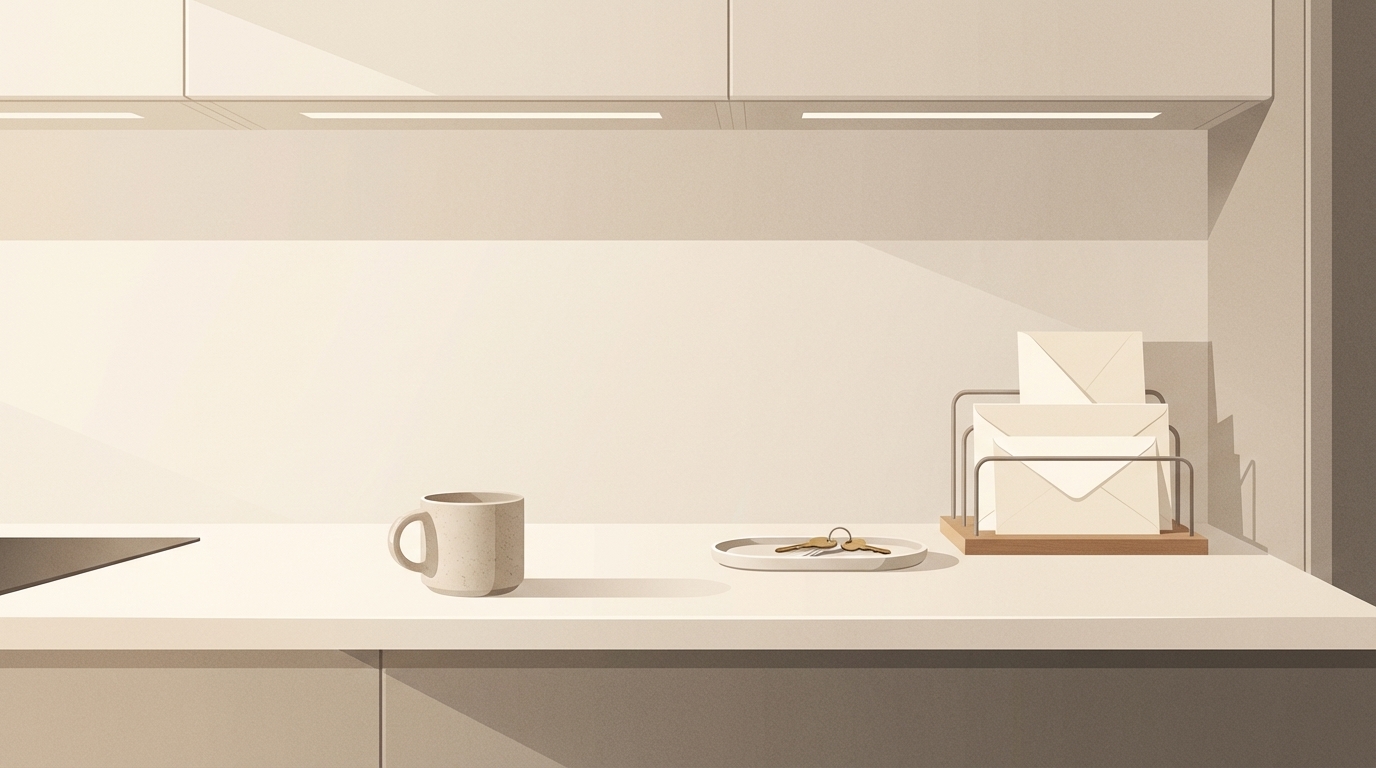 Calm morning routine with fewer distractions