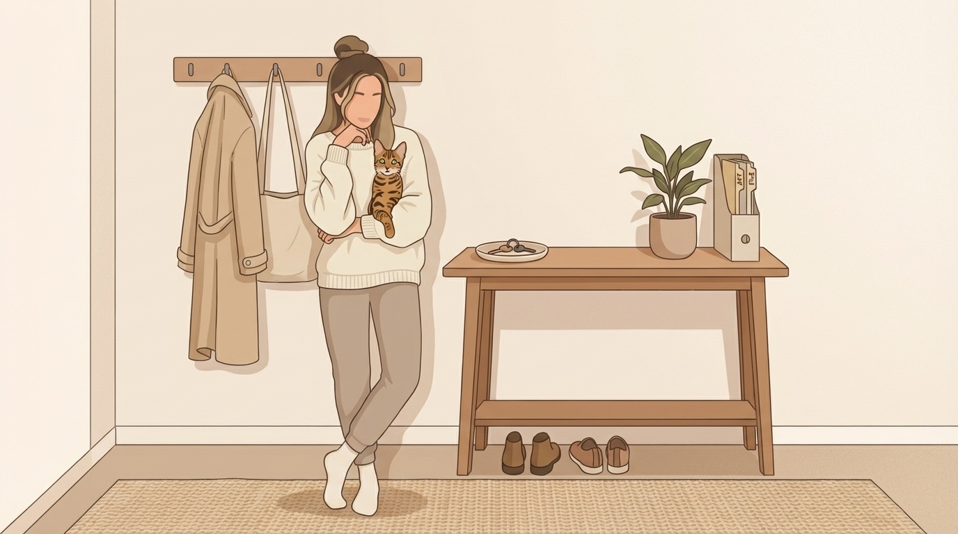 Evening reset routine preparing for tomorrow