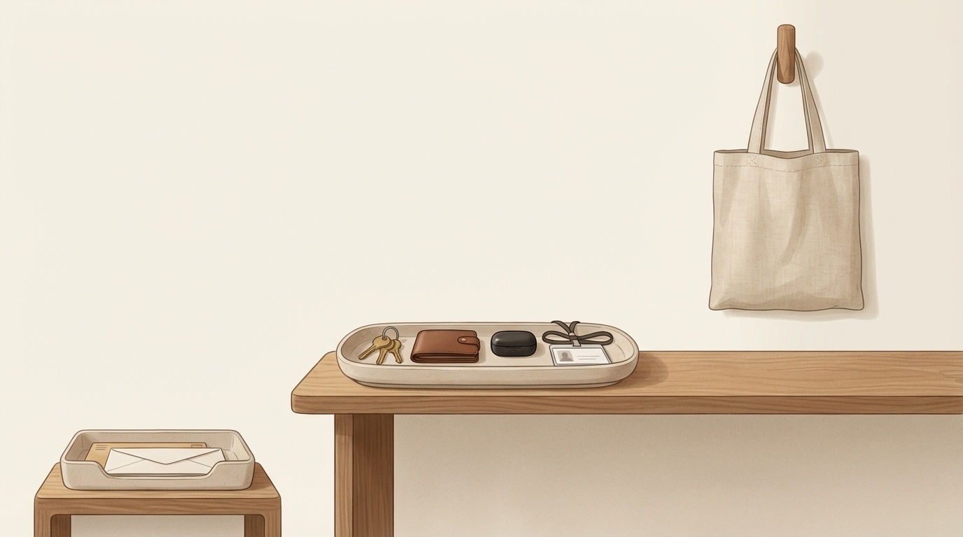 Warm evening lighting with cozy lamp glow