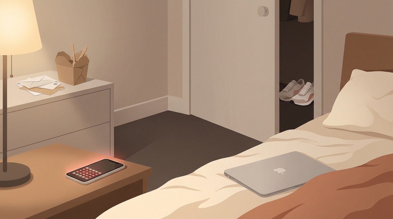 Overloaded schedule and late-night scrolling fatigue