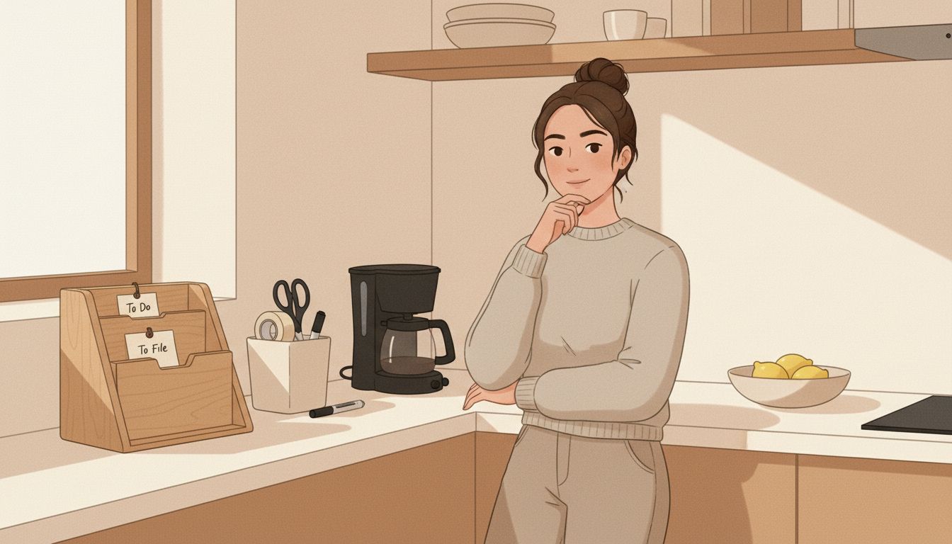 Neat kitchen storage bins and labels