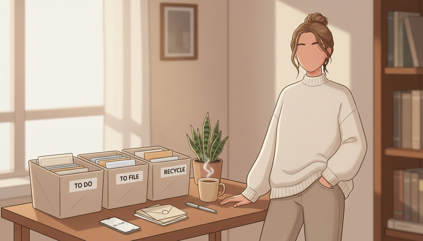 Organized catch zone tray and small basket