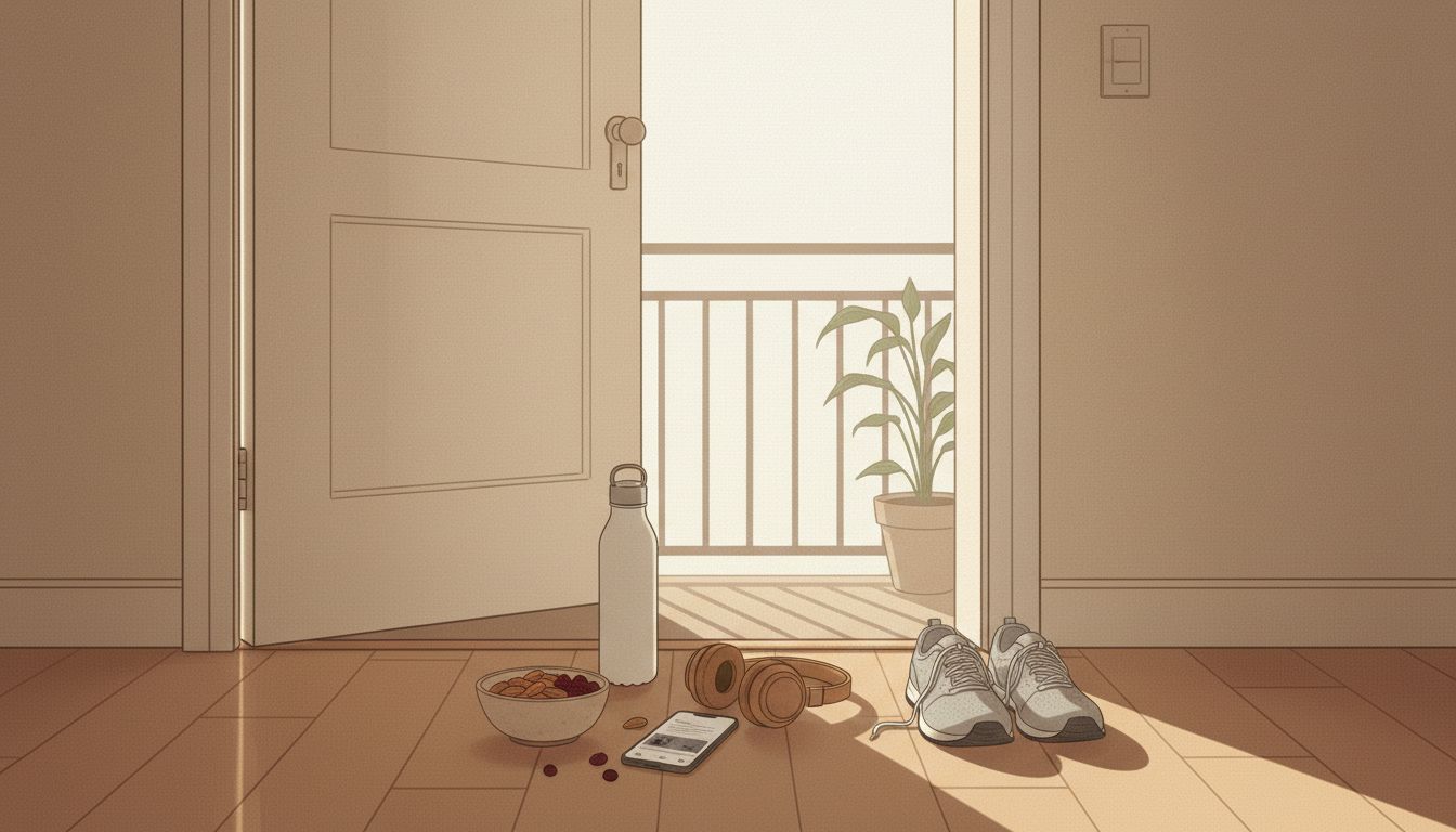 Low stimulation recovery and calm evening routine