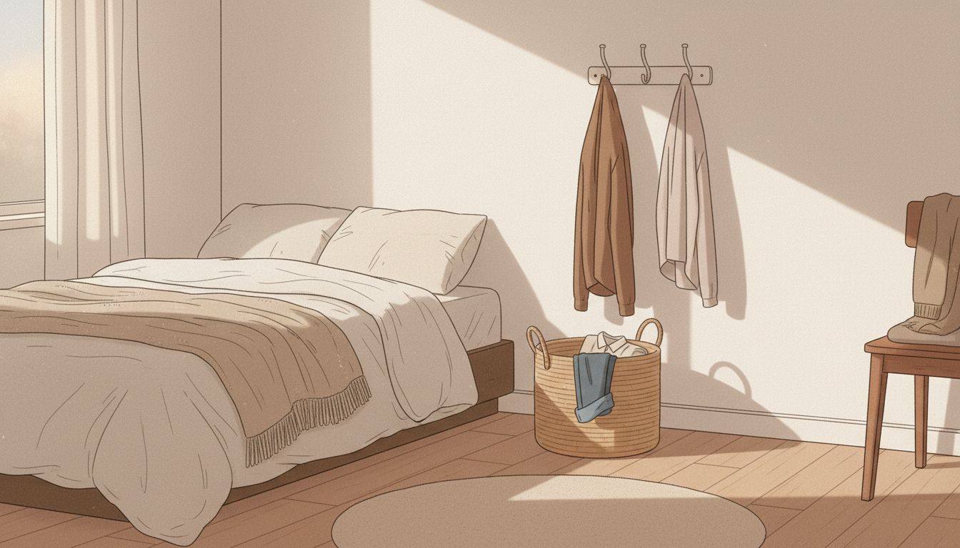 Simple tray system organizing everyday essentials