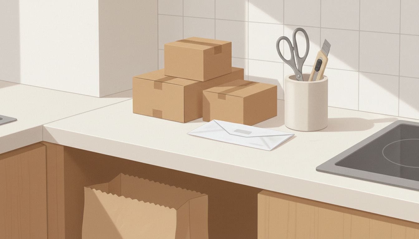 Small postponed decisions creating visible home clutter