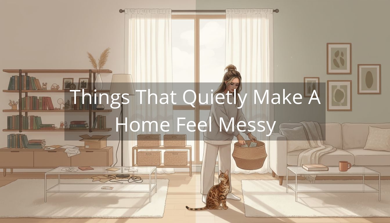 Things That Quietly Make A Home Feel Messy