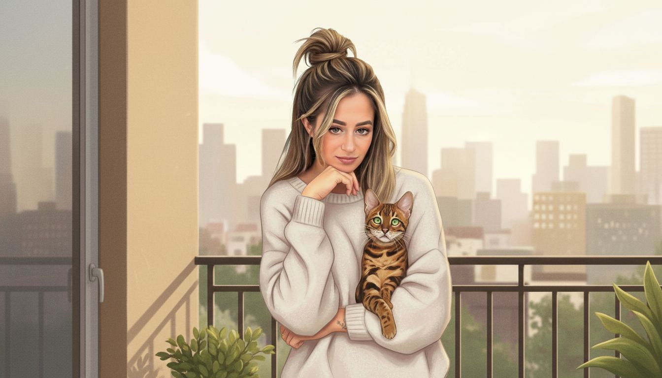 Cluttered counter and morning routine essentials