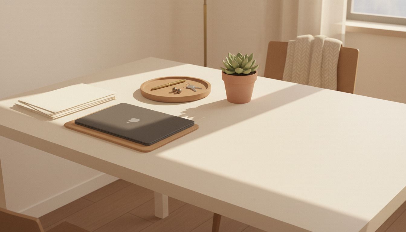 Warm lamp lighting for evening wind down