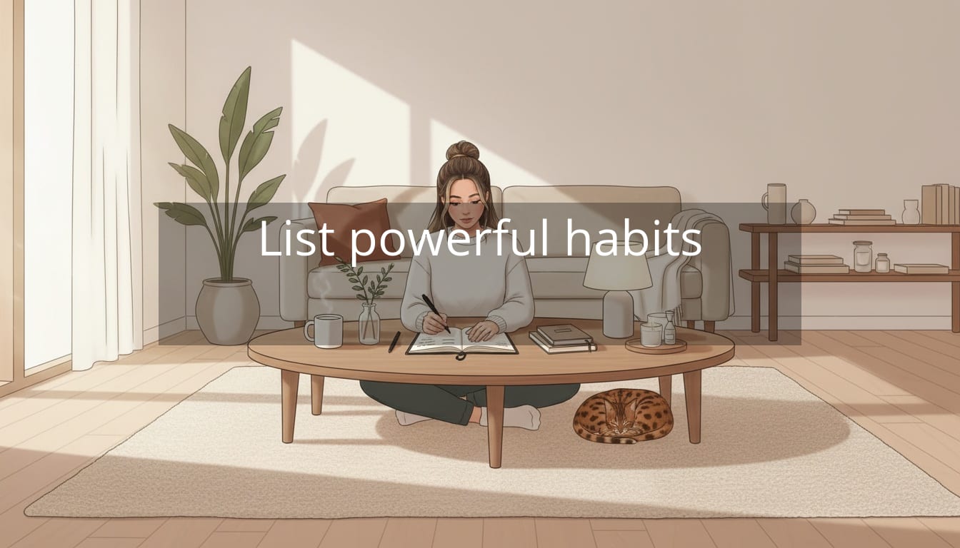 List powerful habits