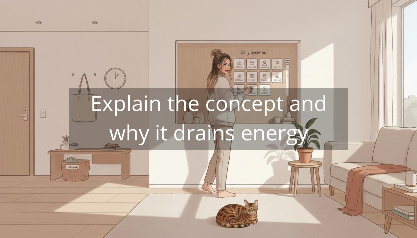Explain the concept and why it drains energy