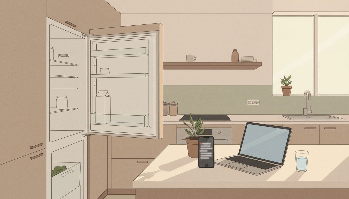 Overwhelmed person facing too many daily choices