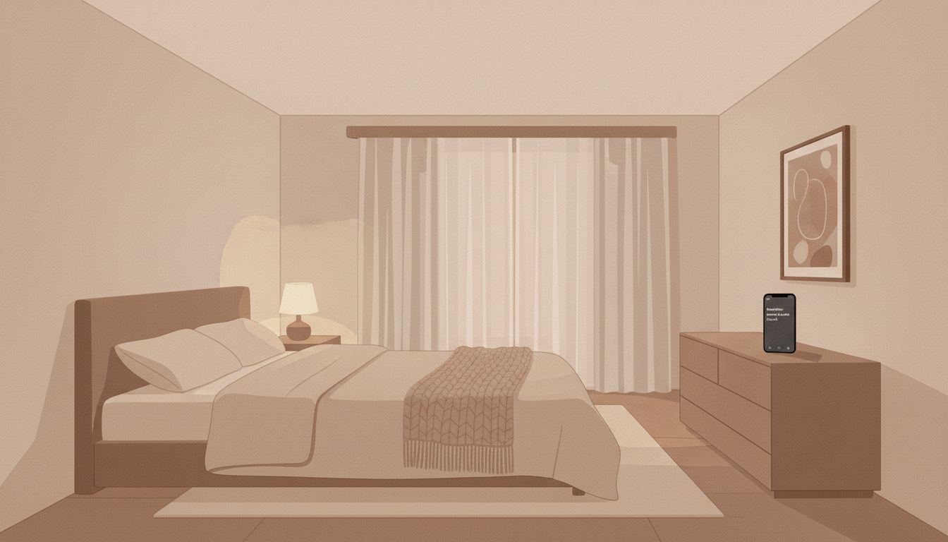 Calm evening wind-down at home