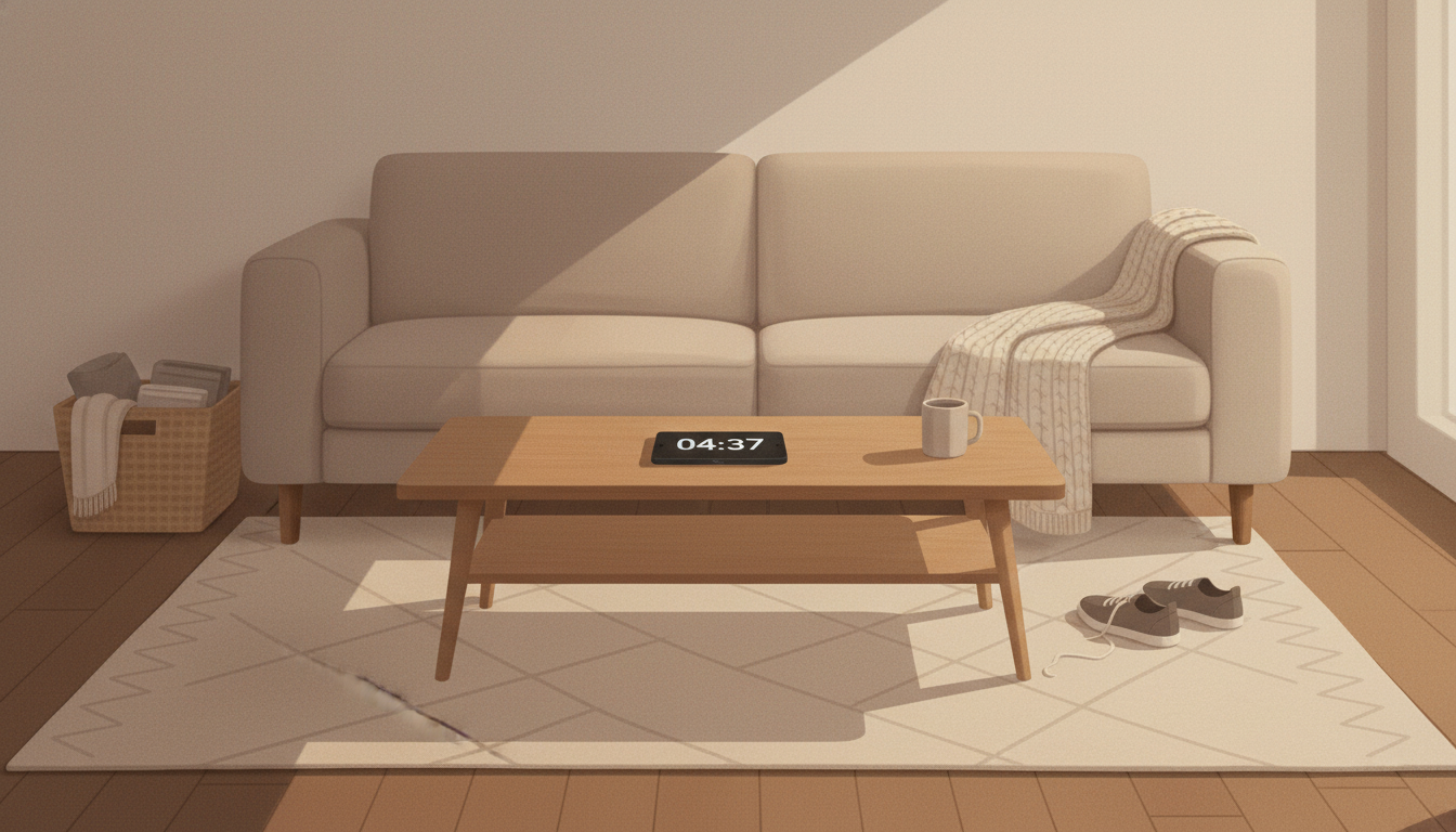 Calm home organization daily reset routine