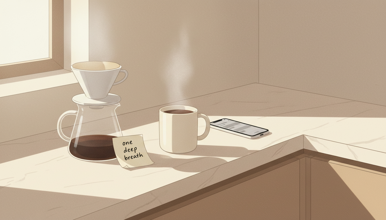 Tiny habits in a busy daily routine