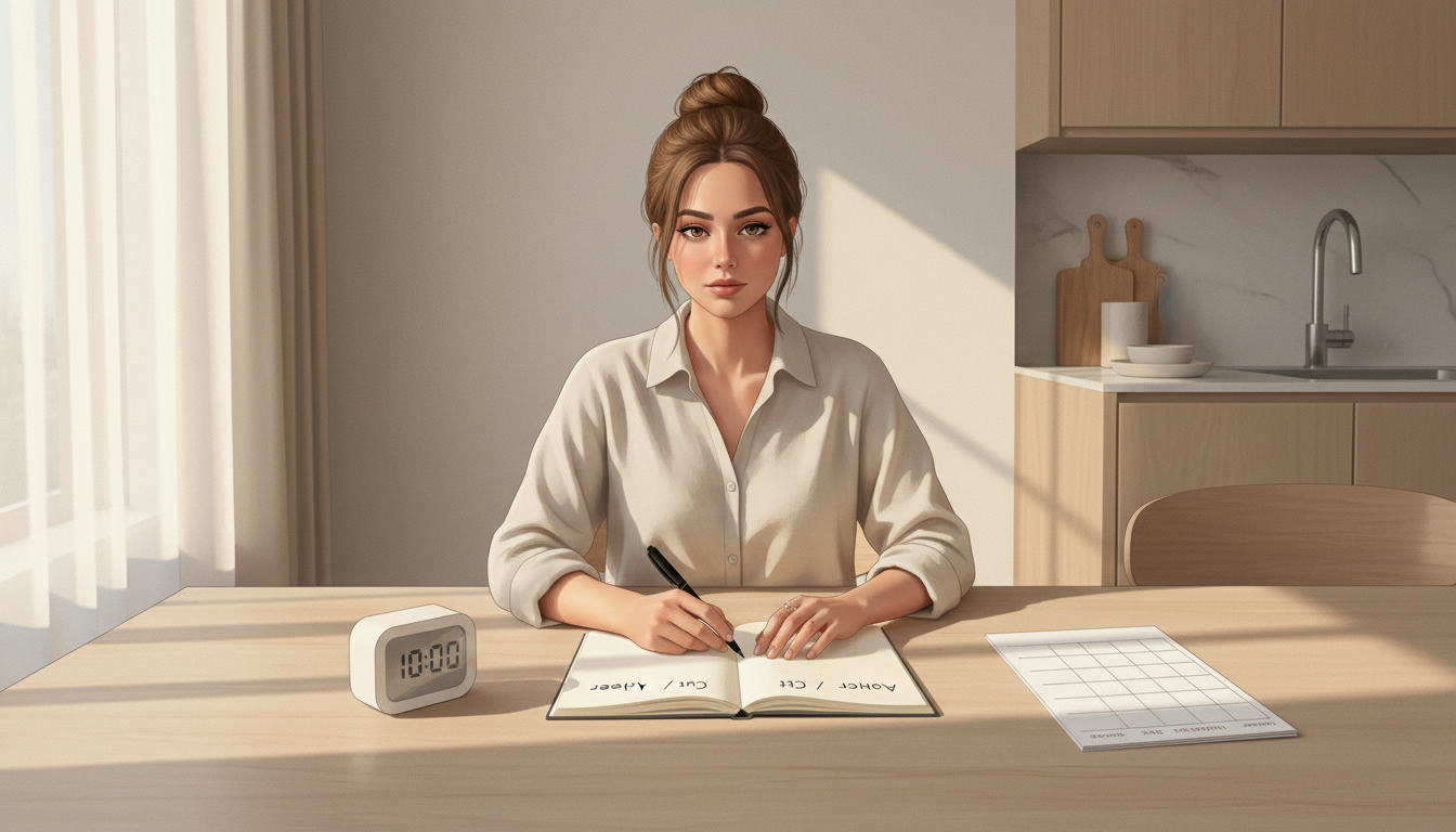 Simple habit cues placed in your environment