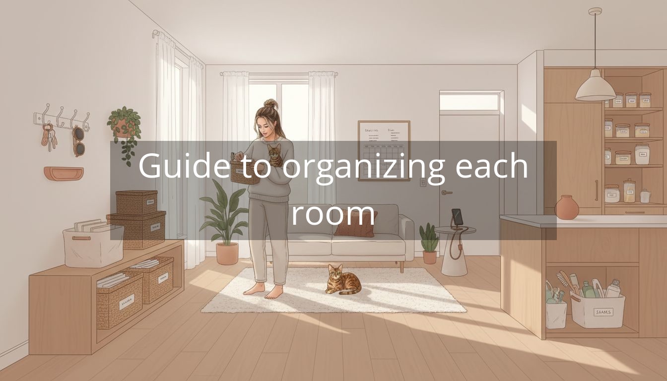 Guide to organizing each room