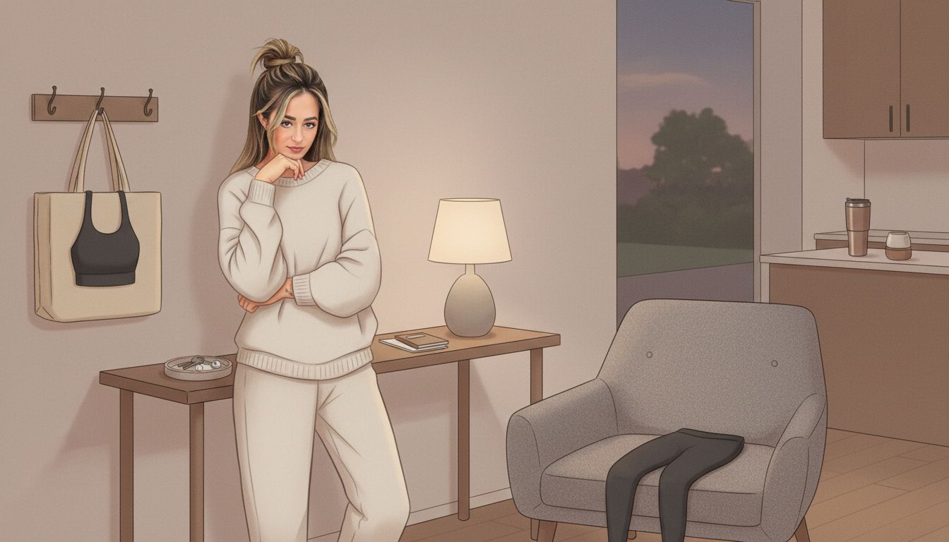 Writing top three priorities in notebook