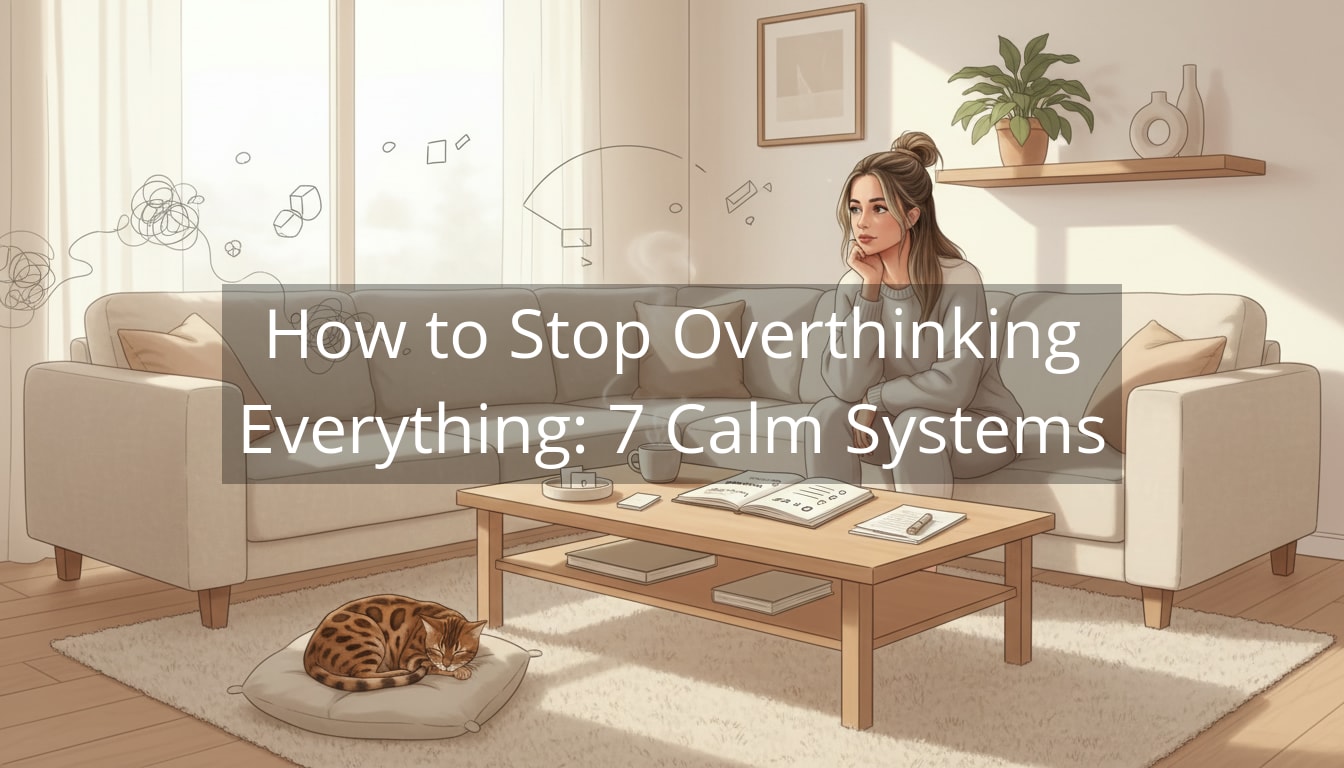 How to Stop Overthinking Everything: 7 Calm Systems