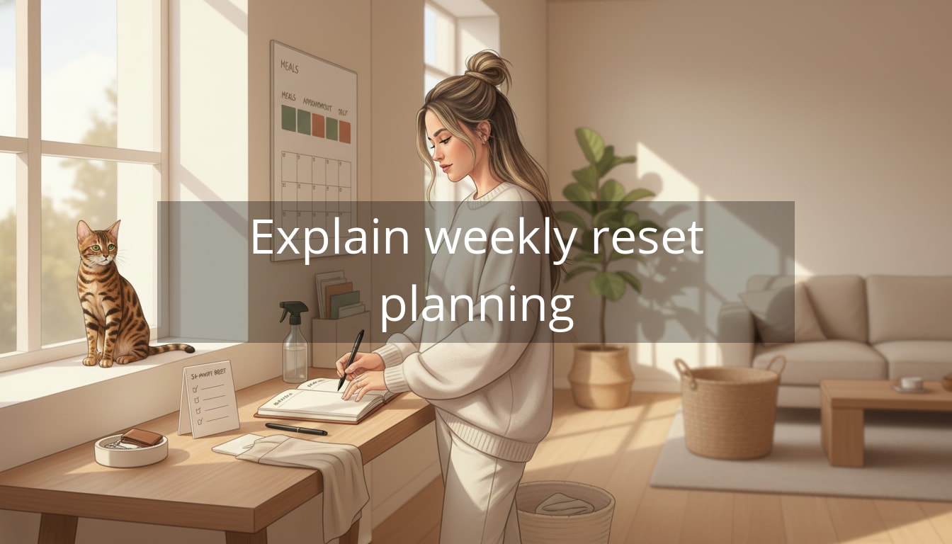 Explain weekly reset planning