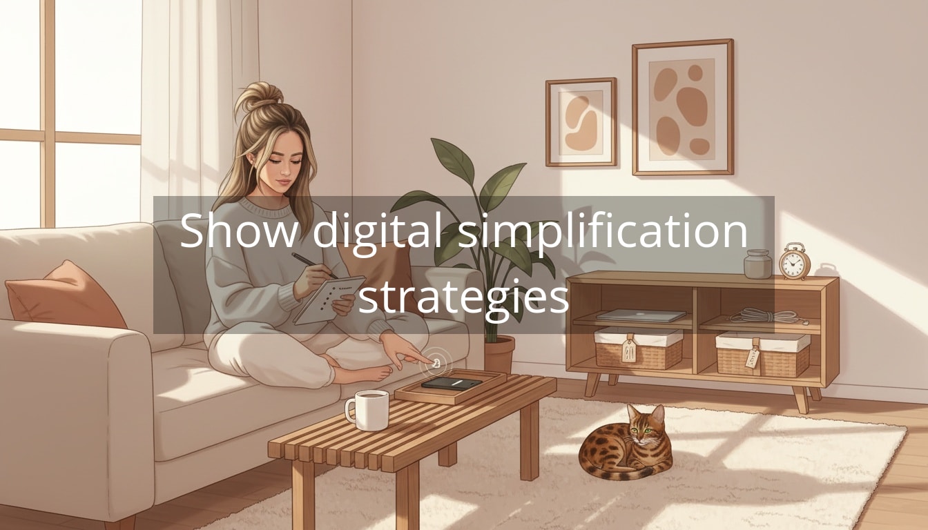 Show digital simplification strategies