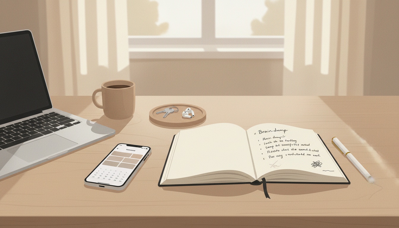 Overwhelmed mind juggling daily tasks and reminders