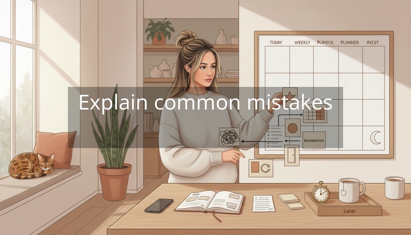 Explain common mistakes
